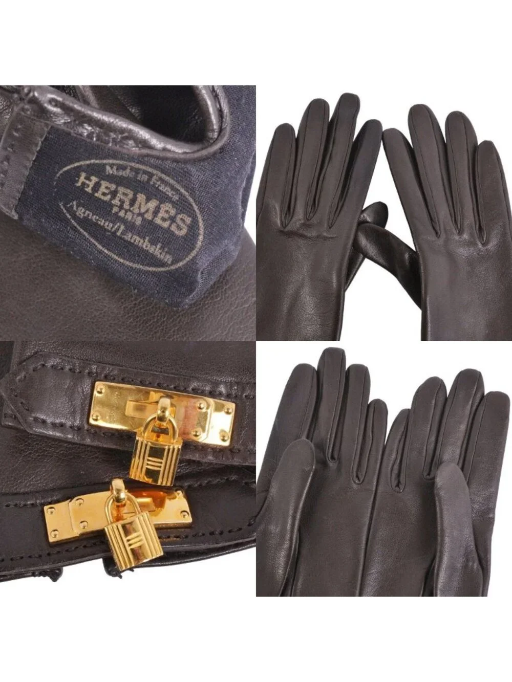 Hermes Gloves Kelly Cadena Padlock